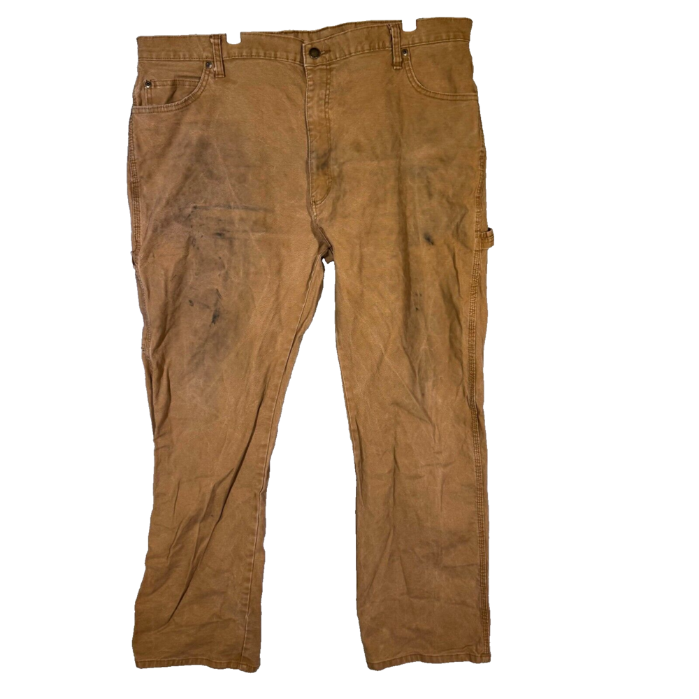 Dickies Carpenter Jeans Men’s 40x32 Brown Denim Stretch Straight Leg Workwear